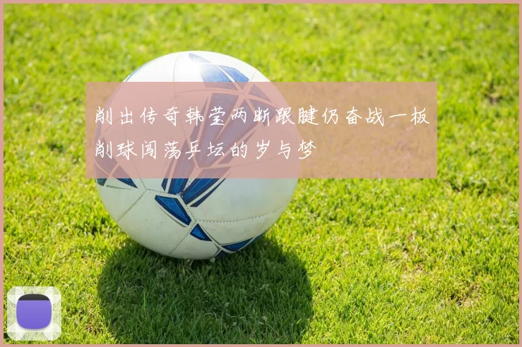 削出传奇韩莹两断跟腱仍奋战一板削球闯荡乒坛的岁与梦